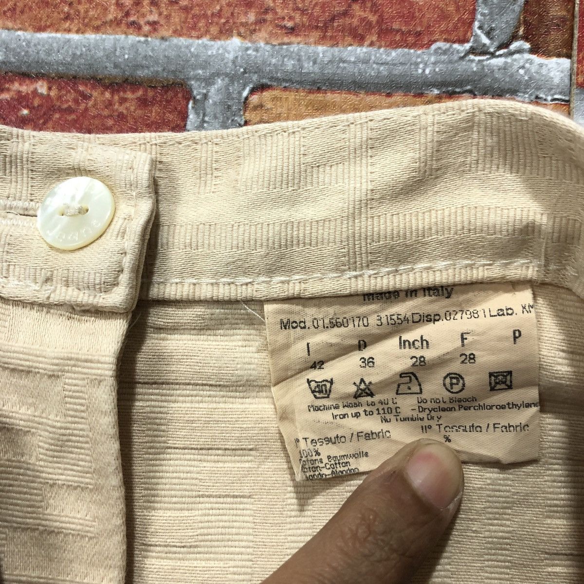 Fendi Fendi Monogram Pants Size 28" / US 6 / IT 42 - 6 Thumbnail