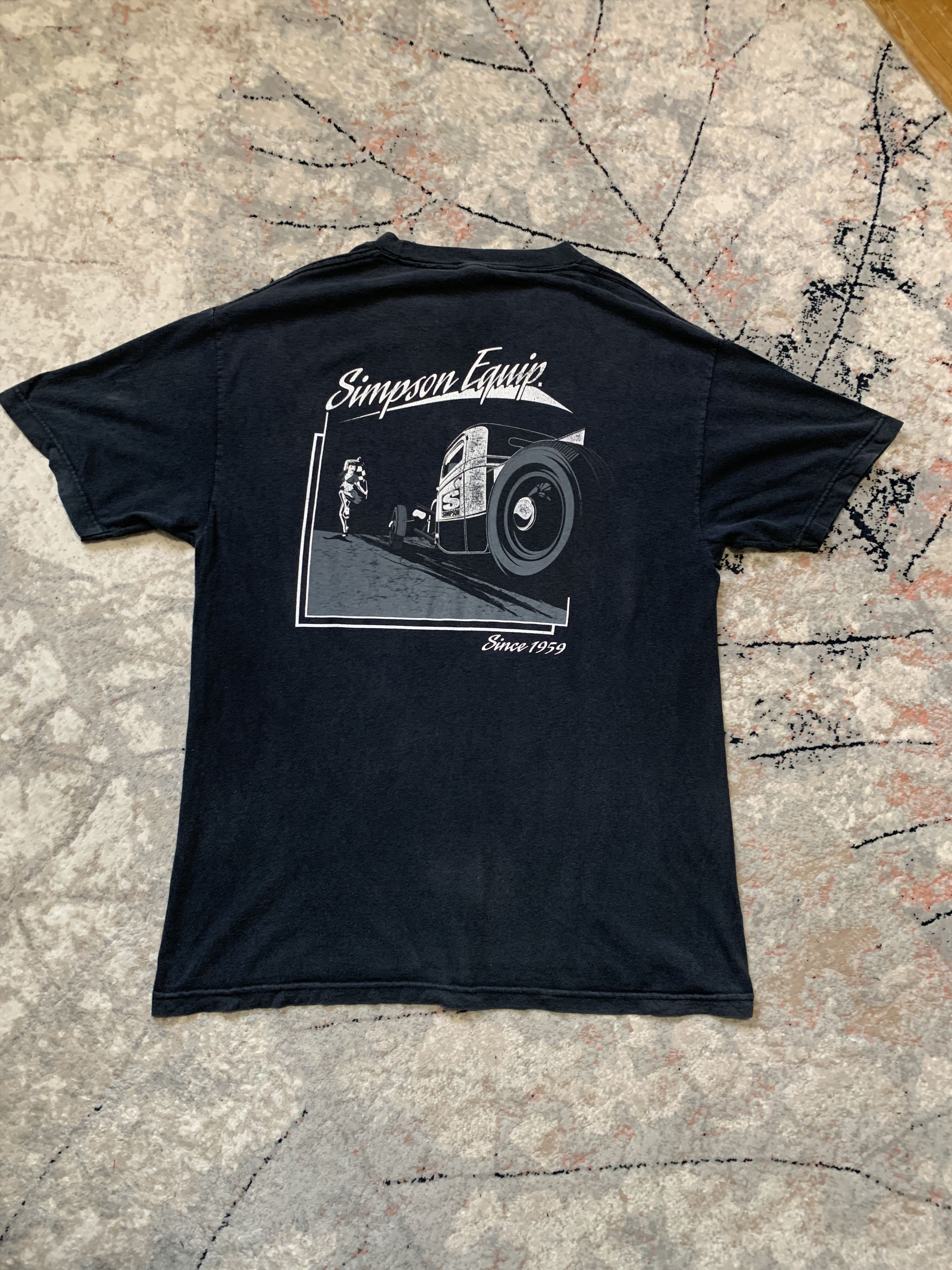 NASCAR × Vintage Simpsons Equip Vintage T-Shirt Size US L / EU 52-54 / 3 - 1 Thumbnail