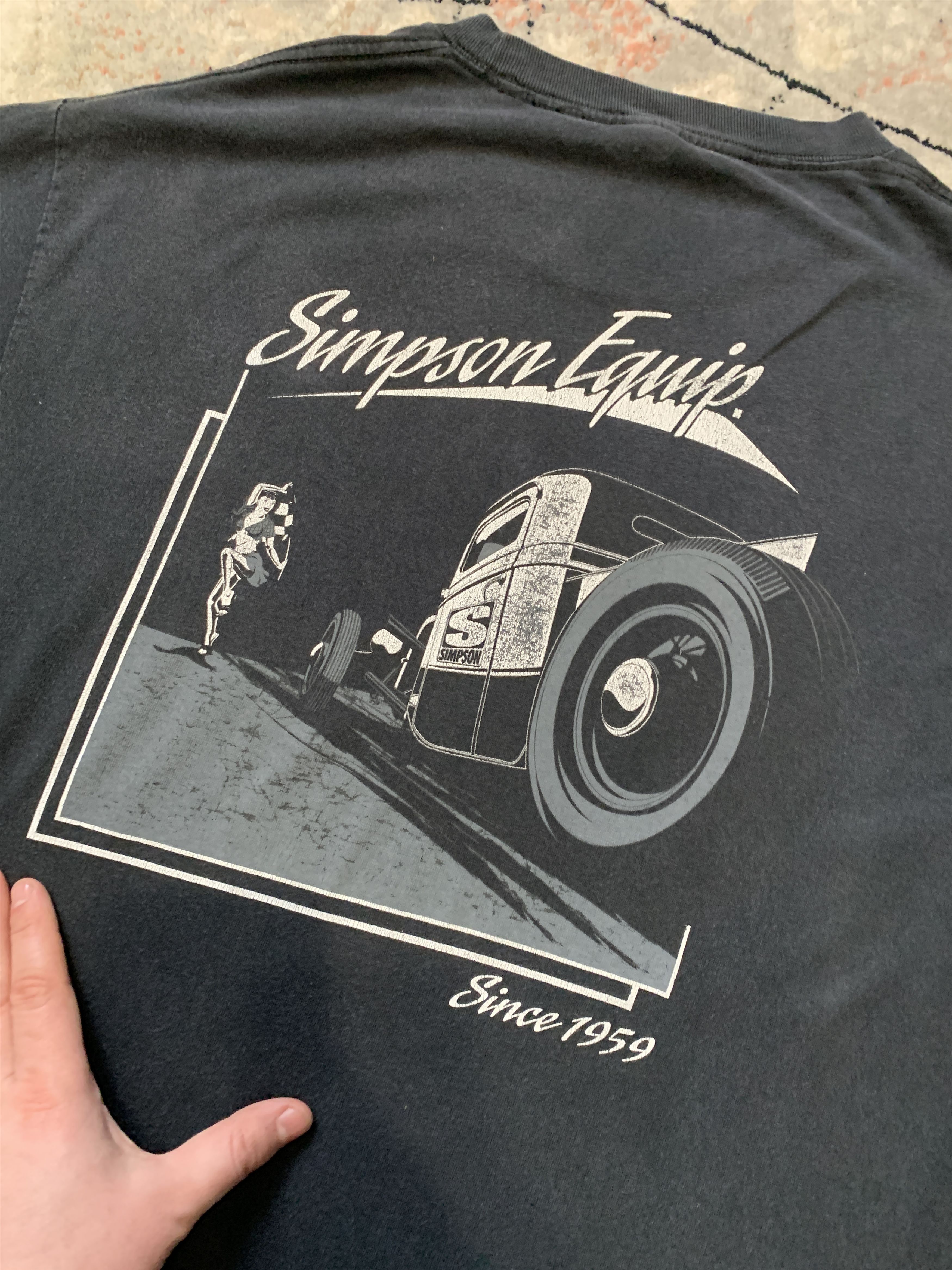 NASCAR × Vintage Simpsons Equip Vintage T-Shirt Size US L / EU 52-54 / 3 - 8 Thumbnail