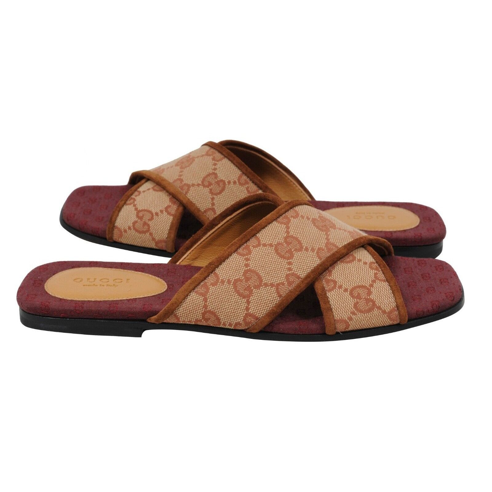 Gucci Senior Ruggine Cross Strap Sandals Size US 6.5 / IT 36.5 - 4 Thumbnail