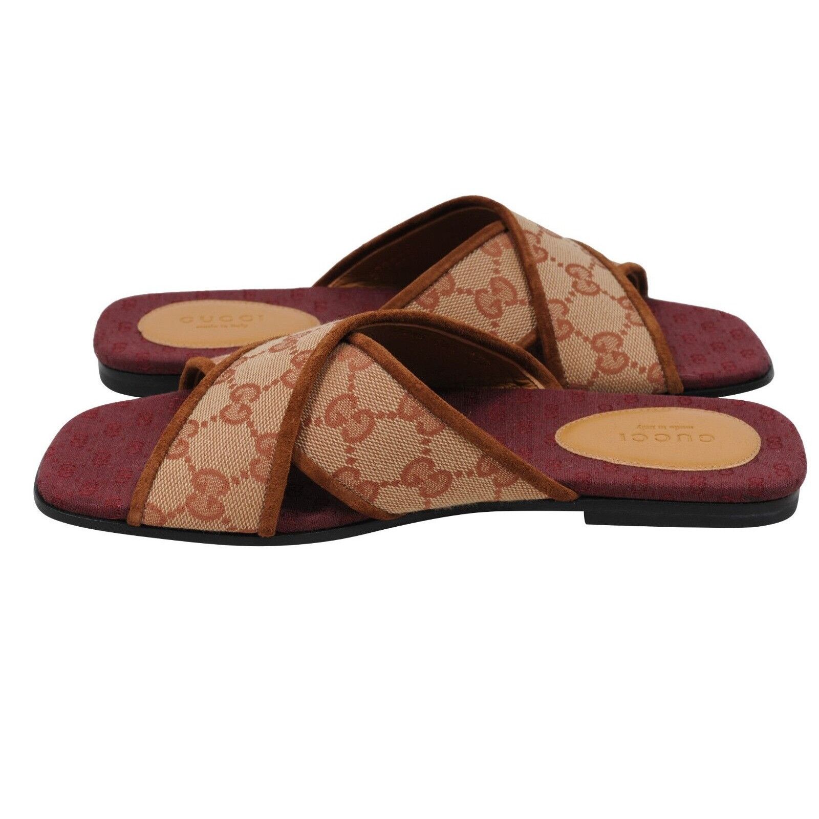 Gucci Senior Ruggine Cross Strap Sandals Size US 6.5 / IT 36.5 - 5 Thumbnail