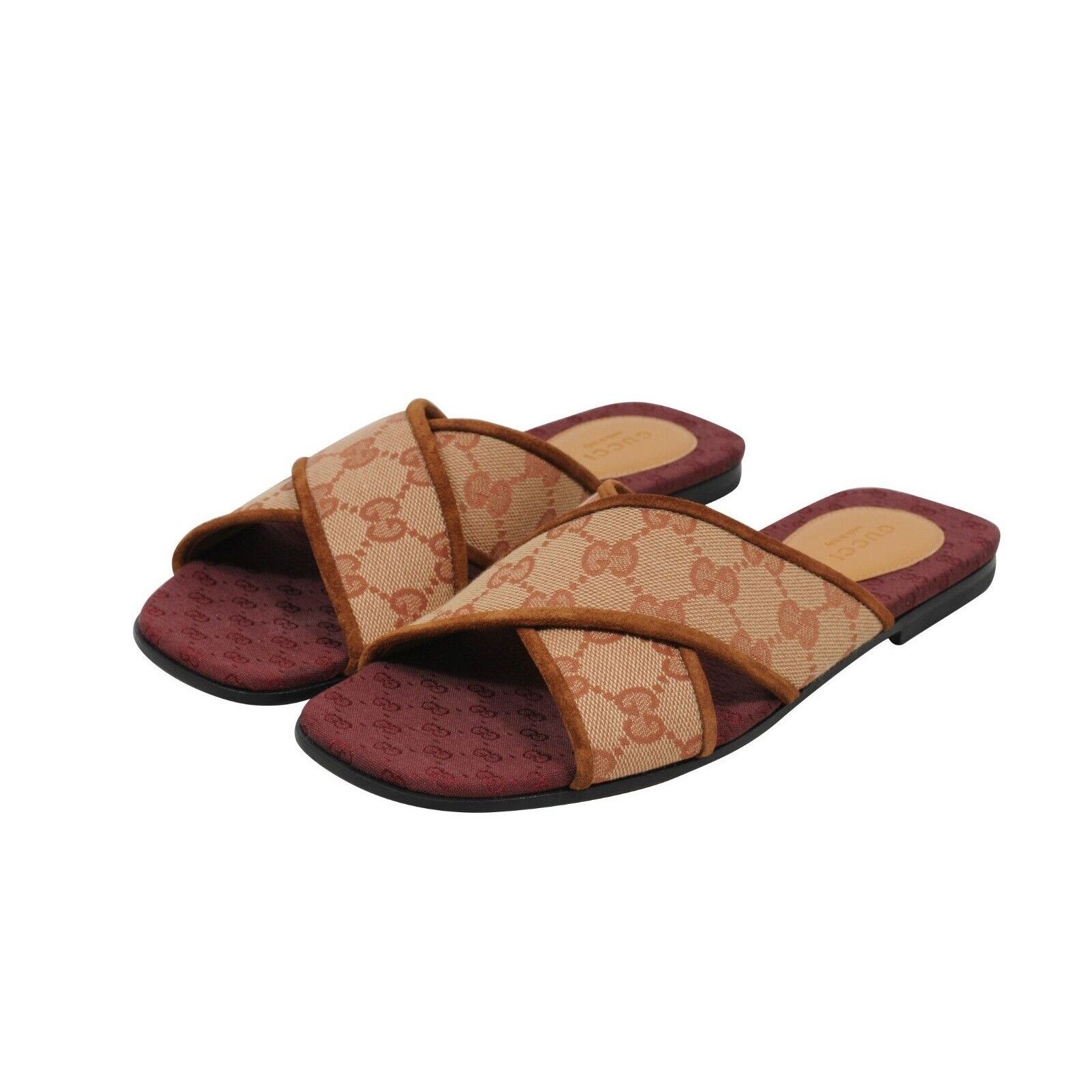 Gucci Senior Ruggine Cross Strap Sandals Size US 6.5 / IT 36.5 - 3 Thumbnail