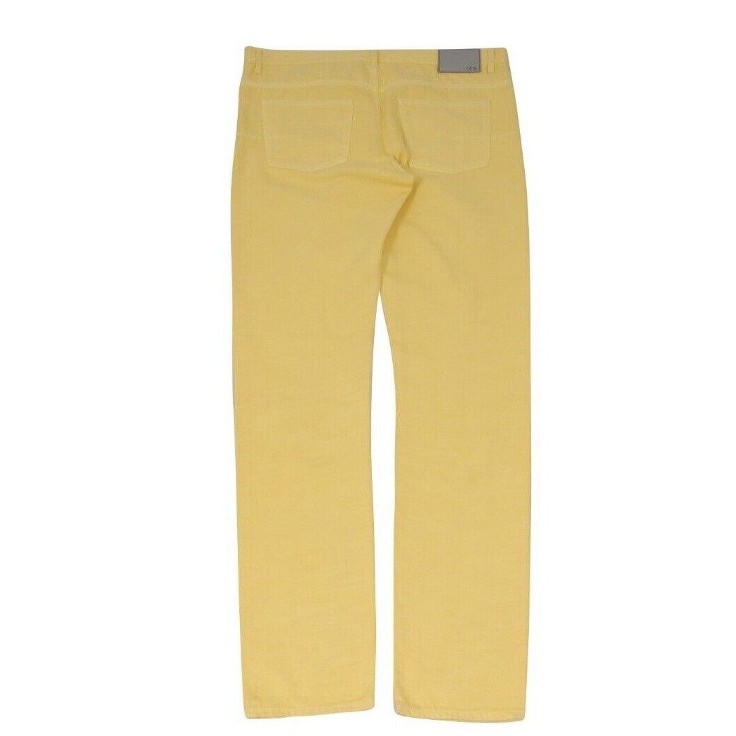 Dior Yellow Slim Fit Denim Jeans - 01208 Size US 36 / EU 52 - 2 Thumbnail
