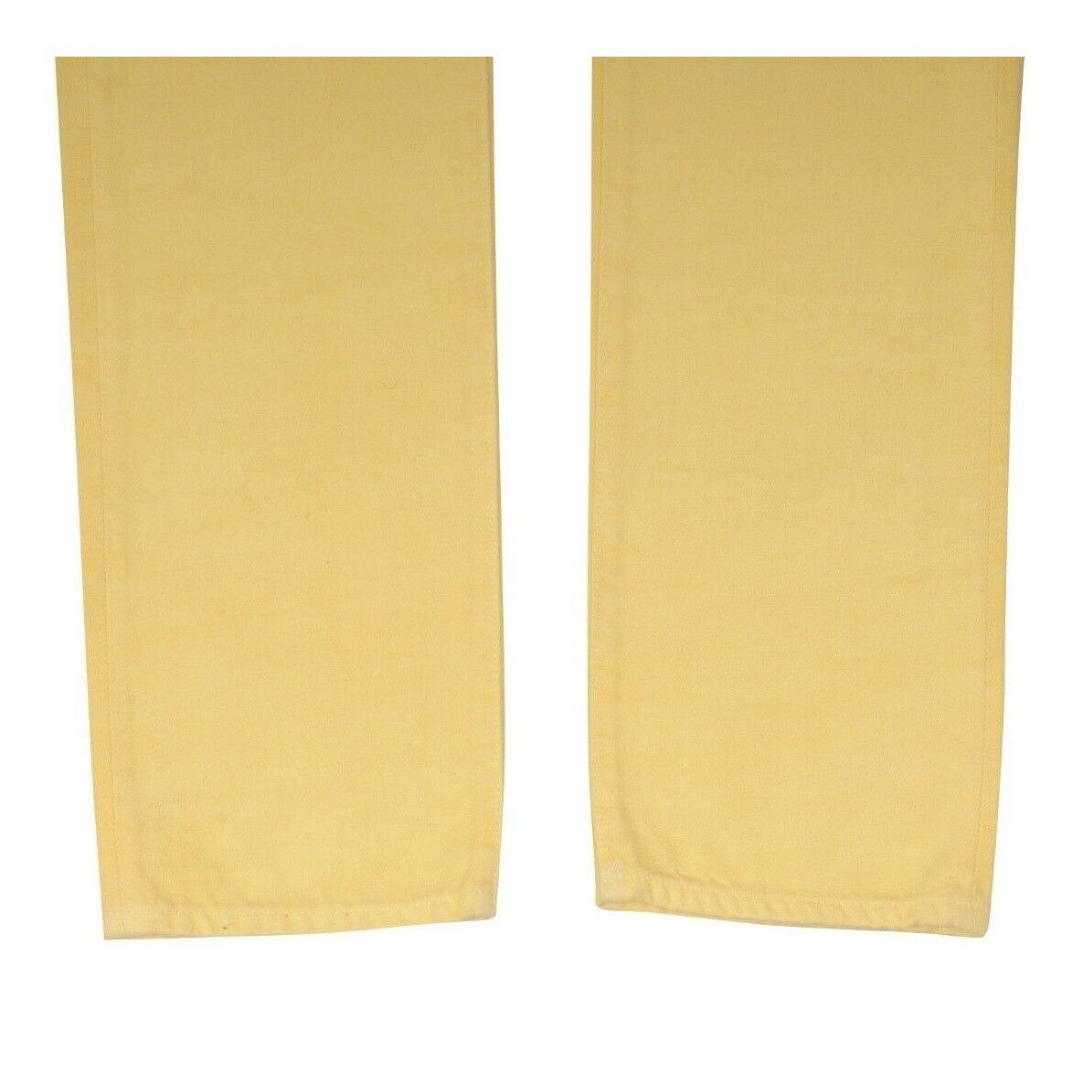 Dior Yellow Slim Fit Denim Jeans - 01208 Size US 36 / EU 52 - 3 Thumbnail