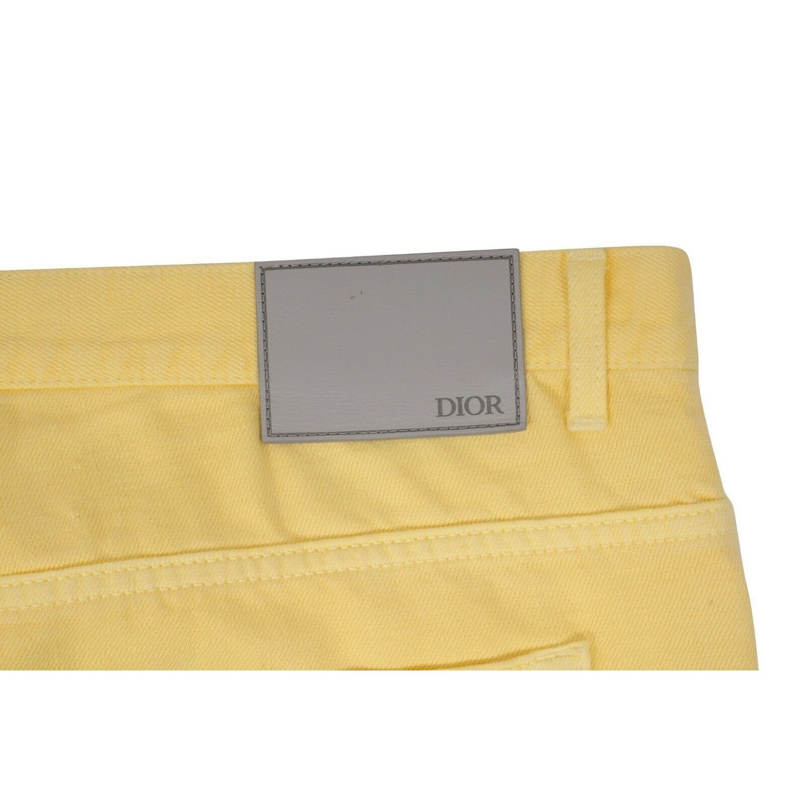 Dior Yellow Slim Fit Denim Jeans - 01208 Size US 36 / EU 52 - 6 Thumbnail