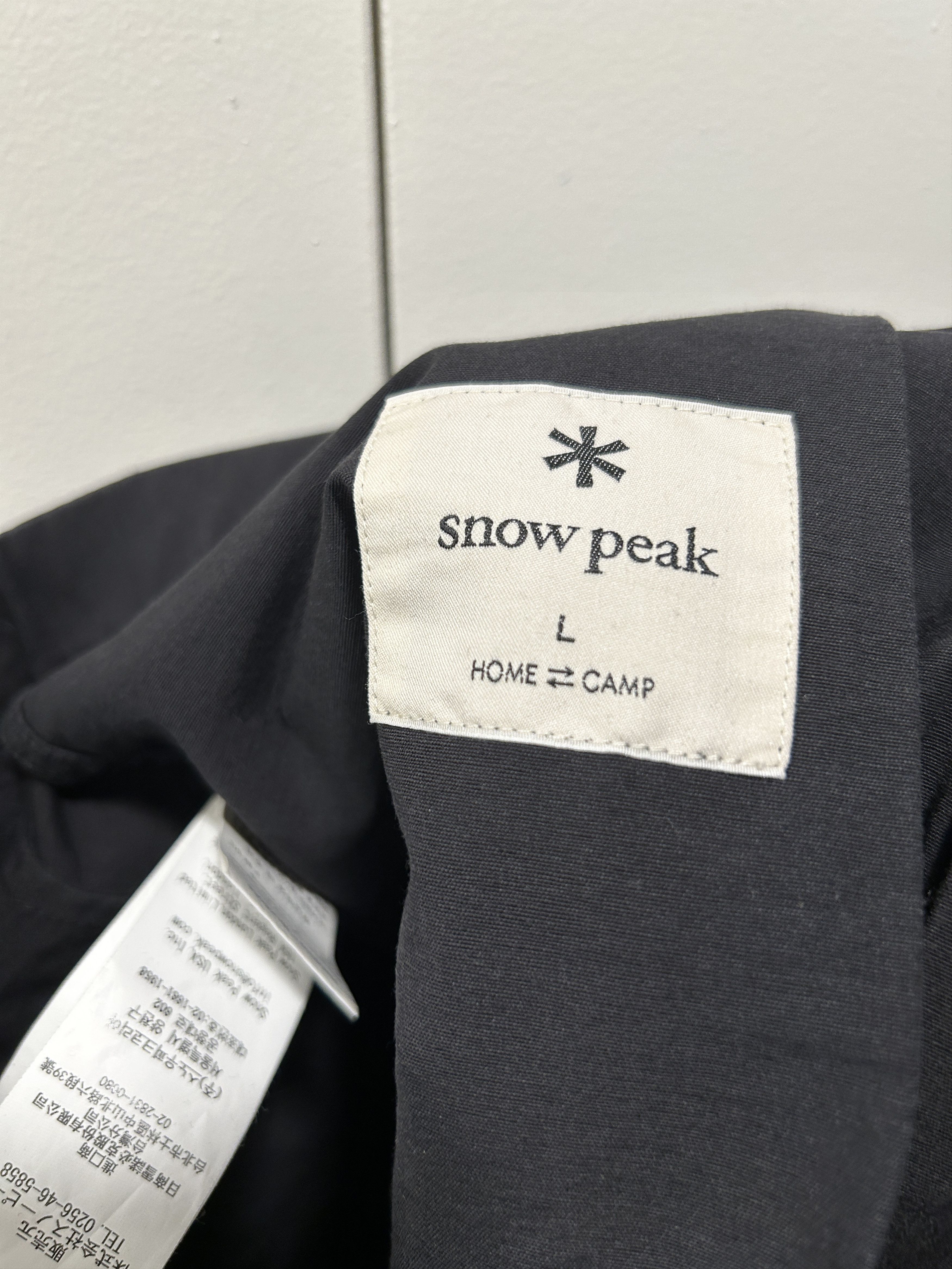Snow Peak Snow Peak Light Mountain Cloth Shorts Black Size US 34 / EU 50 - 5 Thumbnail