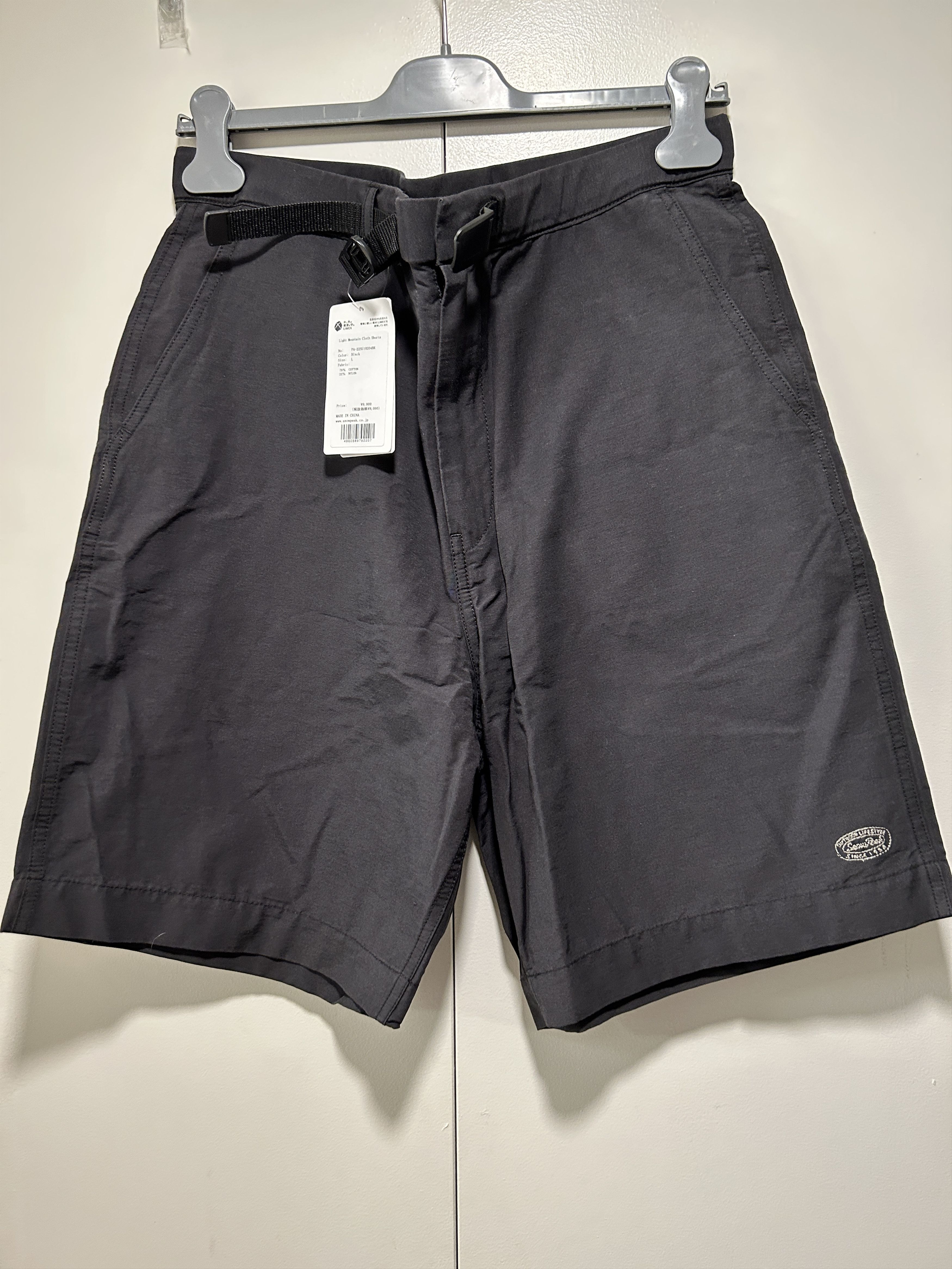 Snow Peak Snow Peak Light Mountain Cloth Shorts Black Size US 36 / EU 52 - 1 Thumbnail