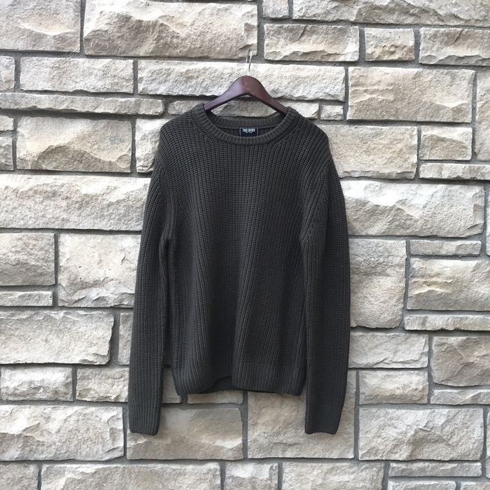 Todd Snyder Todd Snyder Olive Heavy Merino Wool Sweater | Grailed