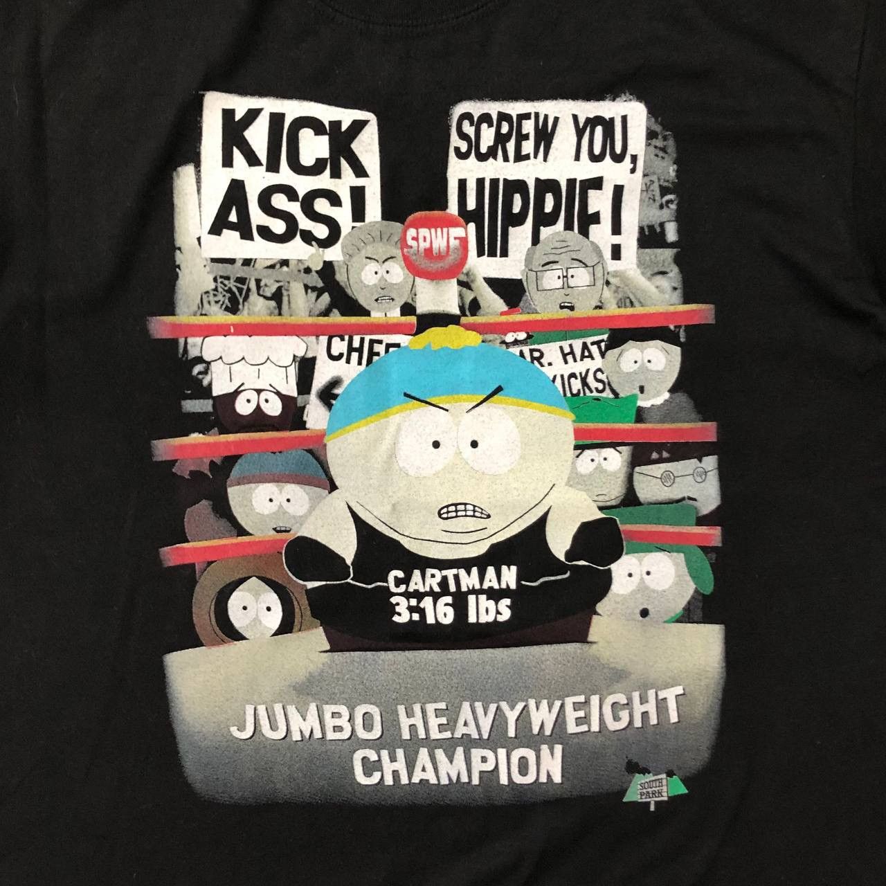 Cartoon Network × Vintage Vintage South Park Jumbo Bootleg T Shirt Black Size XL Size US XL / EU 56 / 4 - 3 Thumbnail