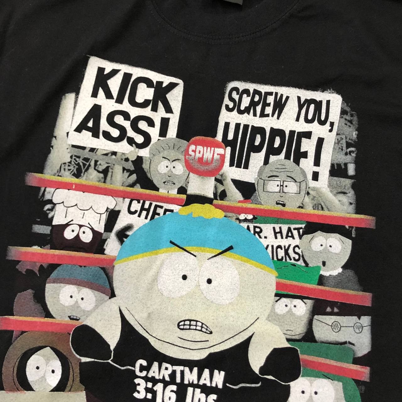 Cartoon Network × Vintage Vintage South Park Jumbo Bootleg T Shirt Black Size XL Size US XL / EU 56 / 4 - 5 Thumbnail