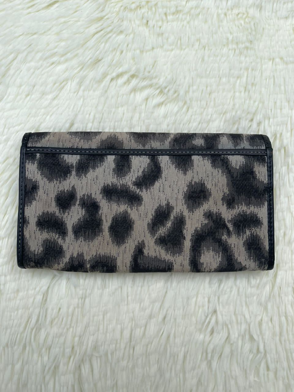 Vintage × Vivienne Westwood Vivienne Westwood Leopard Flap Orb Long Wallet Size ONE SIZE - 4 Thumbnail