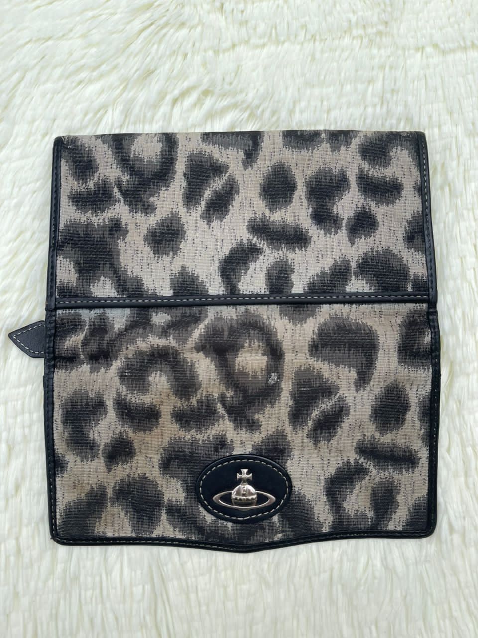 Vintage × Vivienne Westwood Vivienne Westwood Leopard Flap Orb Long Wallet Size ONE SIZE - 7 Thumbnail
