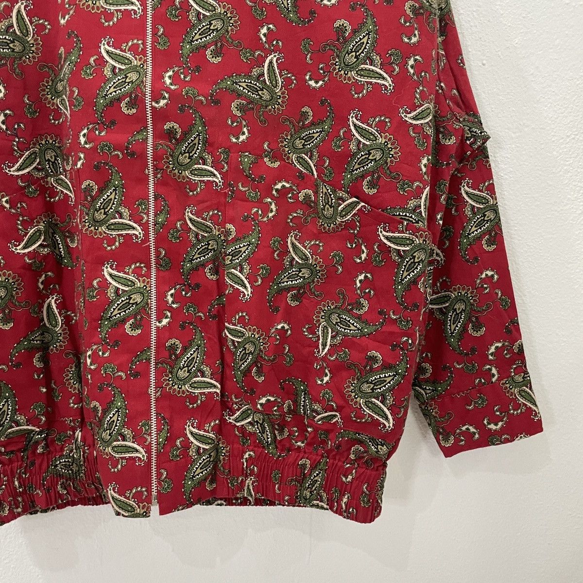 Japanese Brand Vintage Studio Map Fullprint Paisley Jacket Size US XL / EU 56 / 4 - 2 Thumbnail