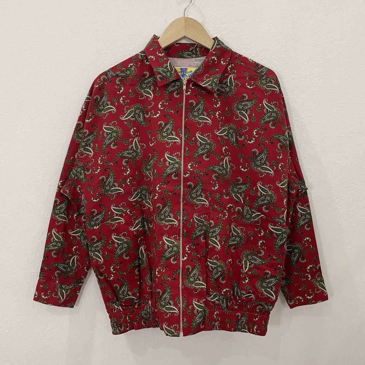Japanese Brand Vintage Studio Map Fullprint Paisley Jacket Size US XL / EU 56 / 4 - 1 Thumbnail