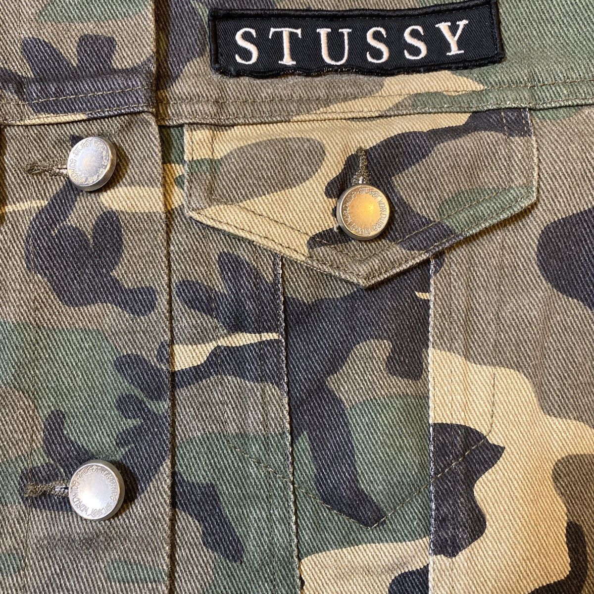 Stussy STUSSY Denim Jacket Camo Photoprint Size US S / EU 44-46 / 1 - 5 Thumbnail