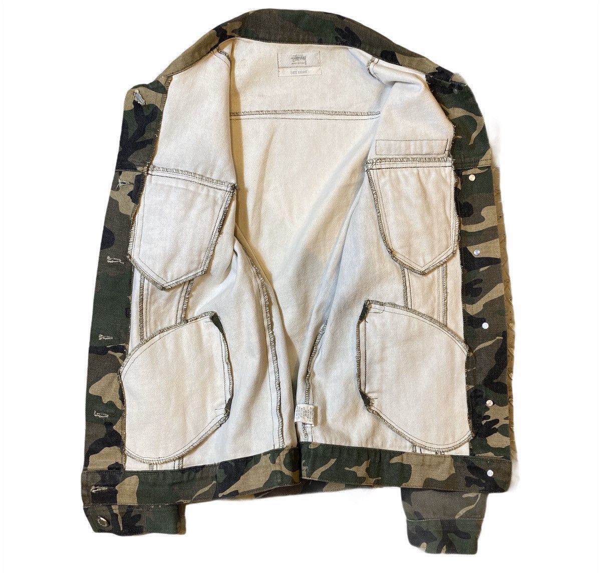 Stussy STUSSY Denim Jacket Camo Photoprint Size US S / EU 44-46 / 1 - 3 Thumbnail