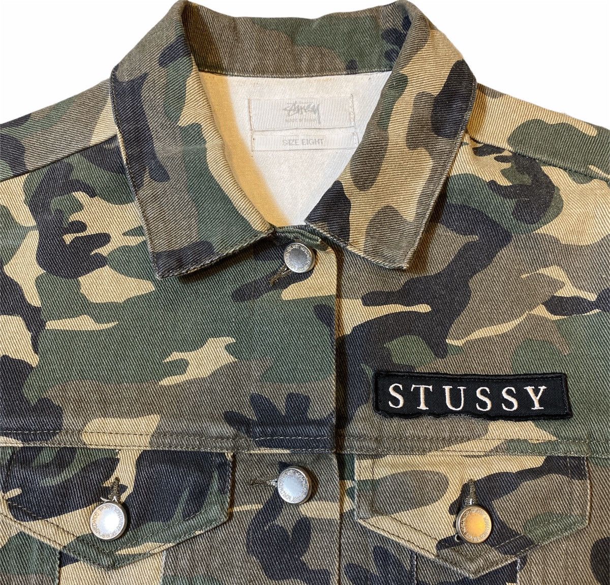 Stussy STUSSY Denim Jacket Camo Photoprint Size US S / EU 44-46 / 1 - 4 Thumbnail