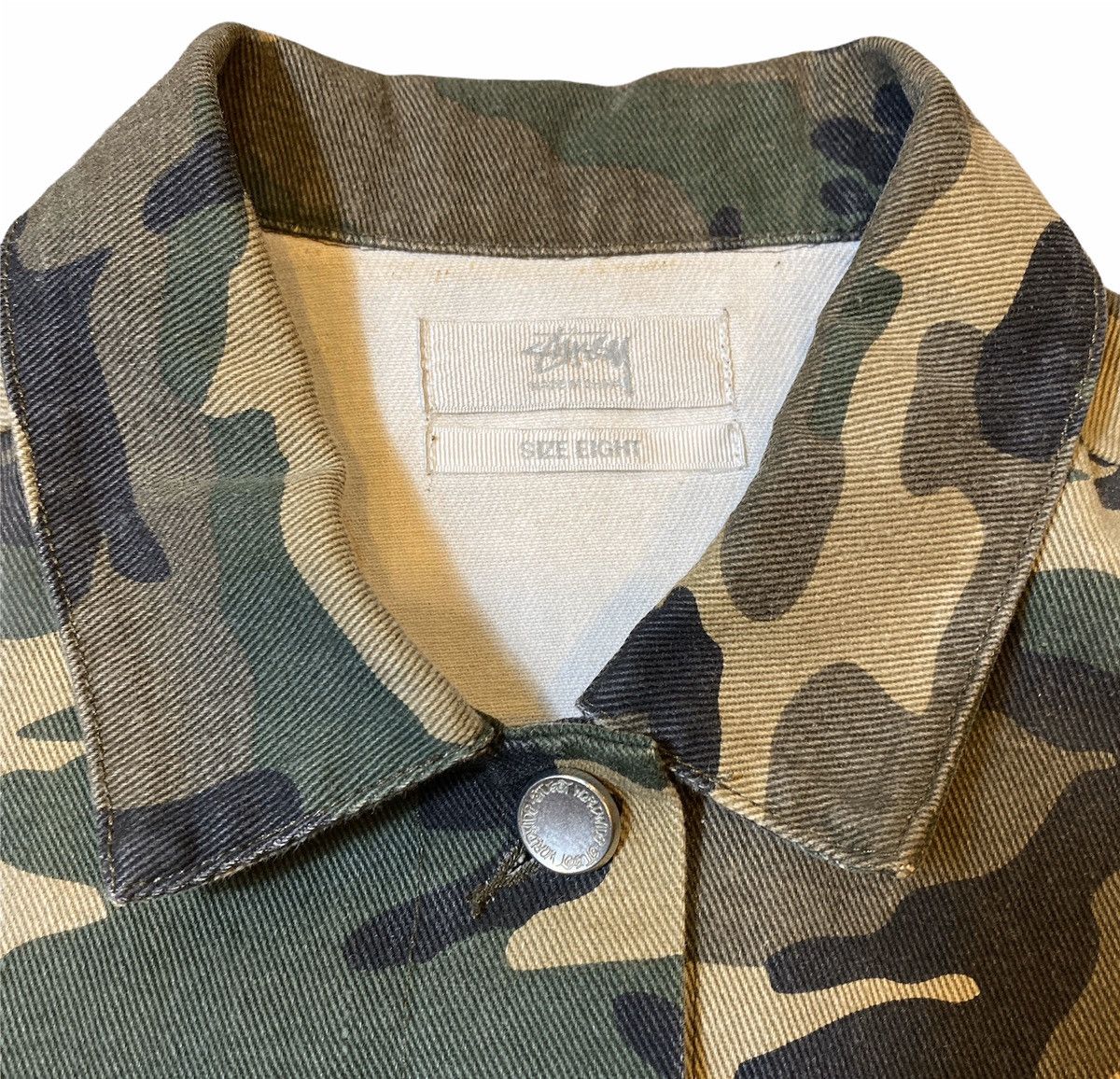Stussy STUSSY Denim Jacket Camo Photoprint Size US S / EU 44-46 / 1 - 7 Thumbnail
