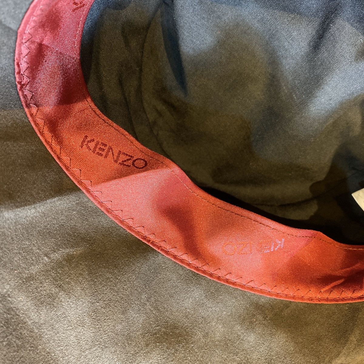 Designer × Kenzo Vintage Kenzo Bucket Hat Brown Size M Size ONE SIZE - 7 Thumbnail