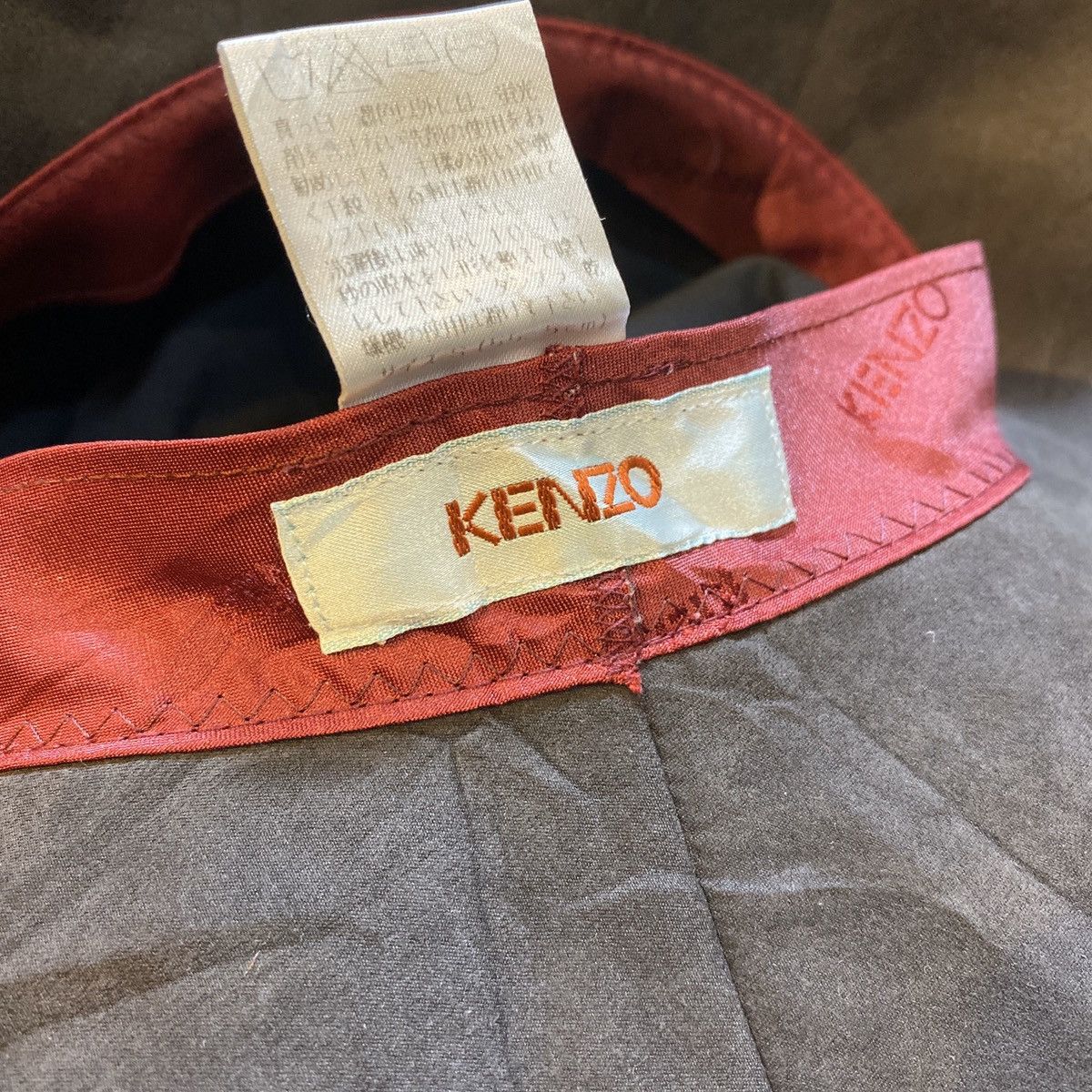 Designer × Kenzo Vintage Kenzo Bucket Hat Brown Size M Size ONE SIZE - 5 Thumbnail