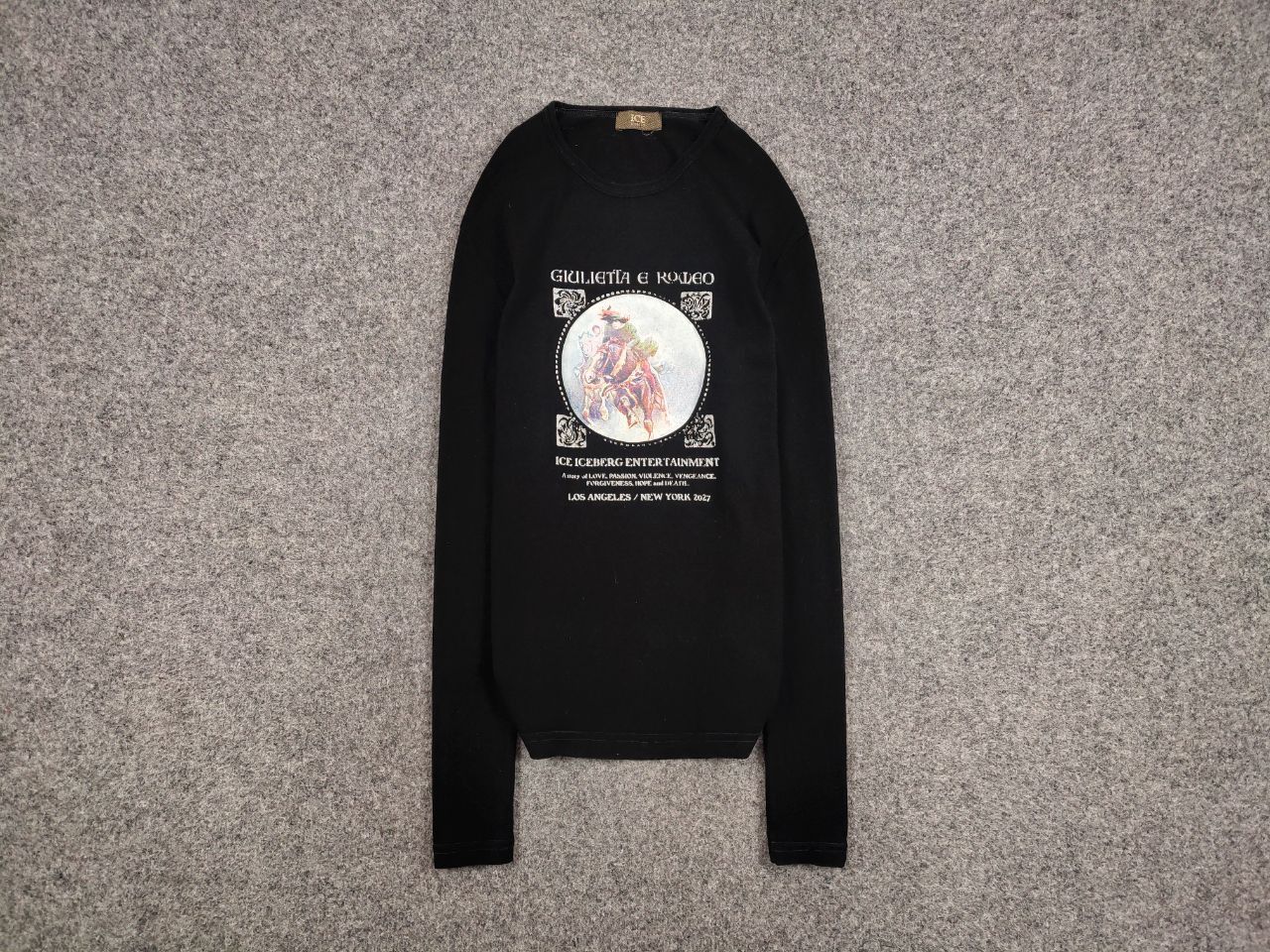 Iceberg Vintage Iceberg Giulietta e Romeo Sweatshirt Long Sleeve Size US L / EU 52-54 / 3 - 1 Thumbnail