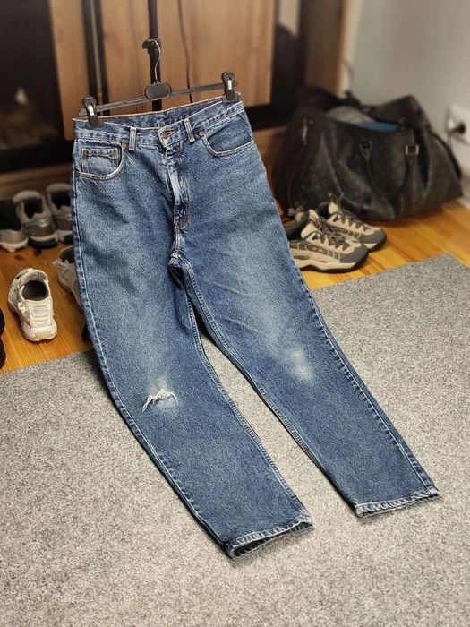 Levi's Vintage 90s Levis 416 Orange Tab Distressed Denim Jeans Size US 32 / EU 48 - 10 Thumbnail
