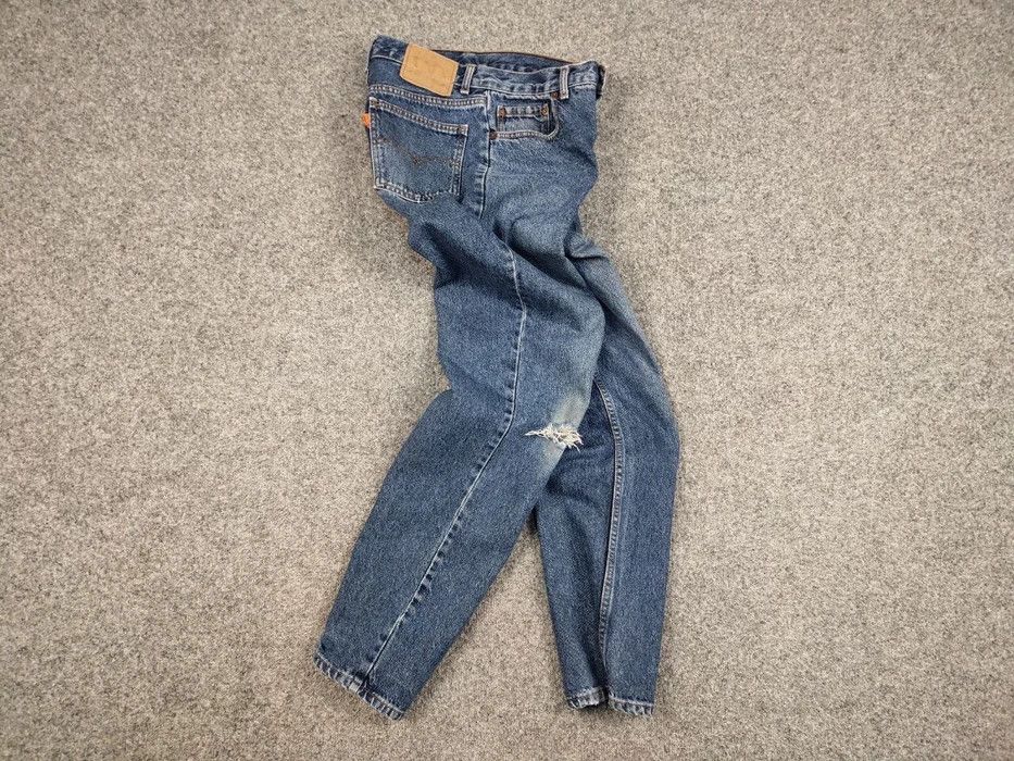 Levi's Vintage 90s Levis 416 Orange Tab Distressed Denim Jeans Size US 32 / EU 48 - 8 Thumbnail