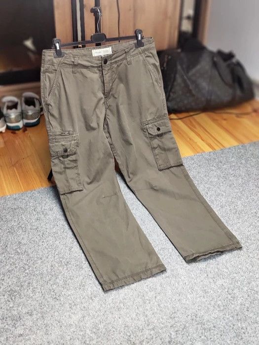Japanese Brand Vintage Cargo Pants Travis Scott Japan Zip Pocket Olive Size US 34 / EU 50 - 10 Thumbnail