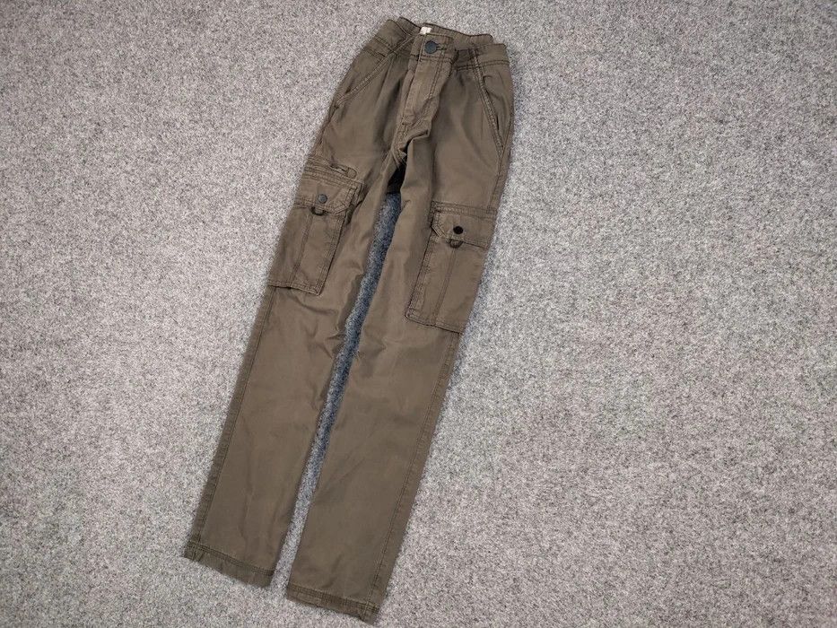 Japanese Brand Vintage Cargo Pants Travis Scott Japan Zip Pocket Olive Size US 34 / EU 50 - 2 Thumbnail