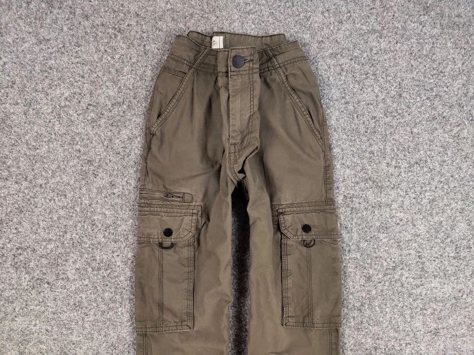 Japanese Brand Vintage Cargo Pants Travis Scott Japan Zip Pocket Olive Size US 34 / EU 50 - 3 Thumbnail