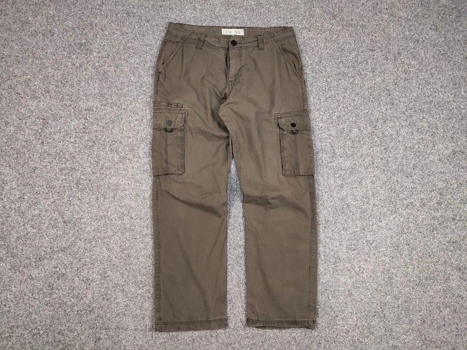 Japanese Brand Vintage Cargo Pants Travis Scott Japan Zip Pocket Olive Size US 34 / EU 50 - 6 Thumbnail