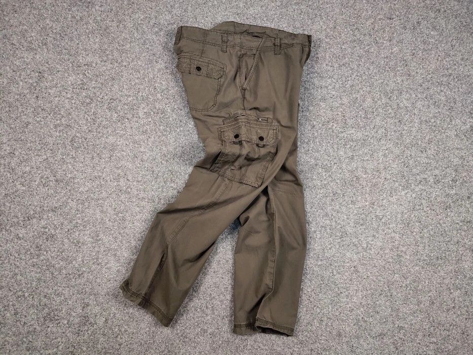 Japanese Brand Vintage Cargo Pants Travis Scott Japan Zip Pocket Olive Size US 34 / EU 50 - 8 Thumbnail