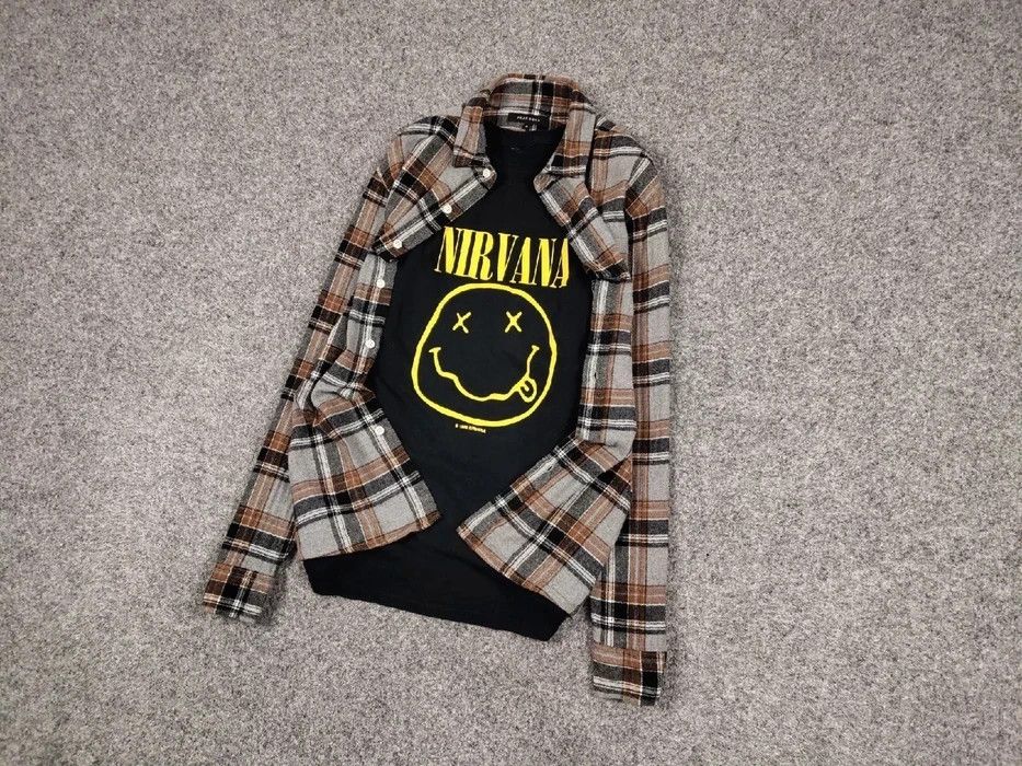 Flannel Vintage Flannel Shirt Travis Scott Style Hype Size US M / EU 48-50 / 2 - 2 Thumbnail