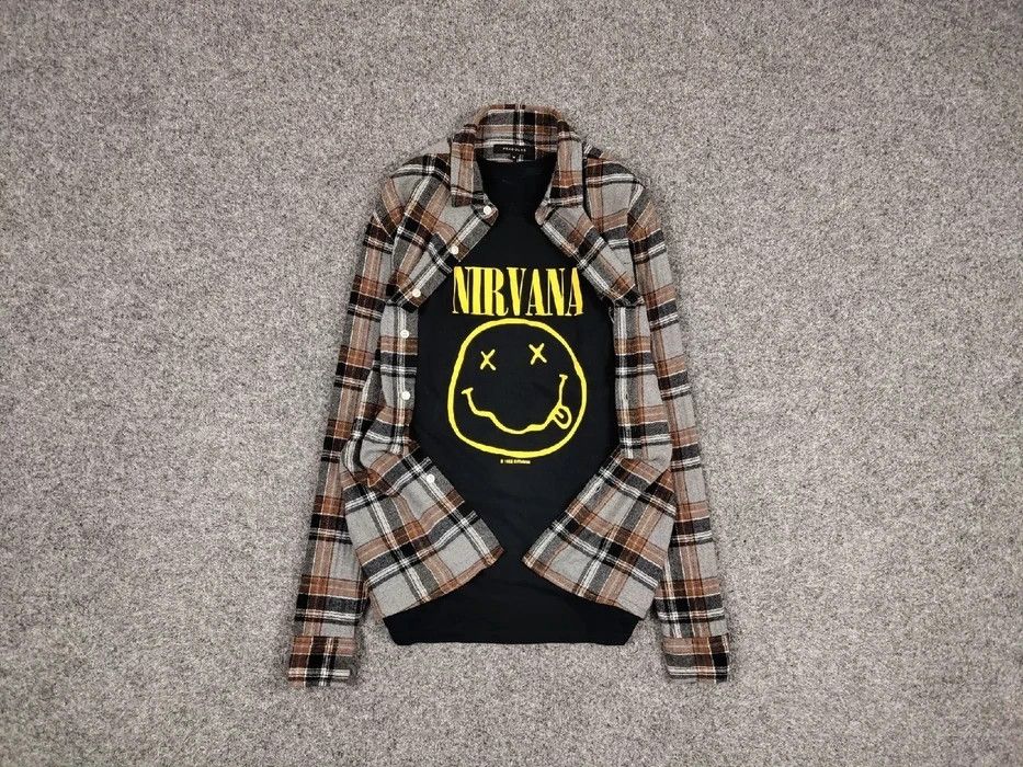 Flannel Vintage Flannel Shirt Travis Scott Style Hype Size US M / EU 48-50 / 2 - 1 Thumbnail