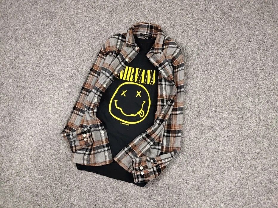 Flannel Vintage Flannel Shirt Travis Scott Style Hype Size US M / EU 48-50 / 2 - 3 Thumbnail