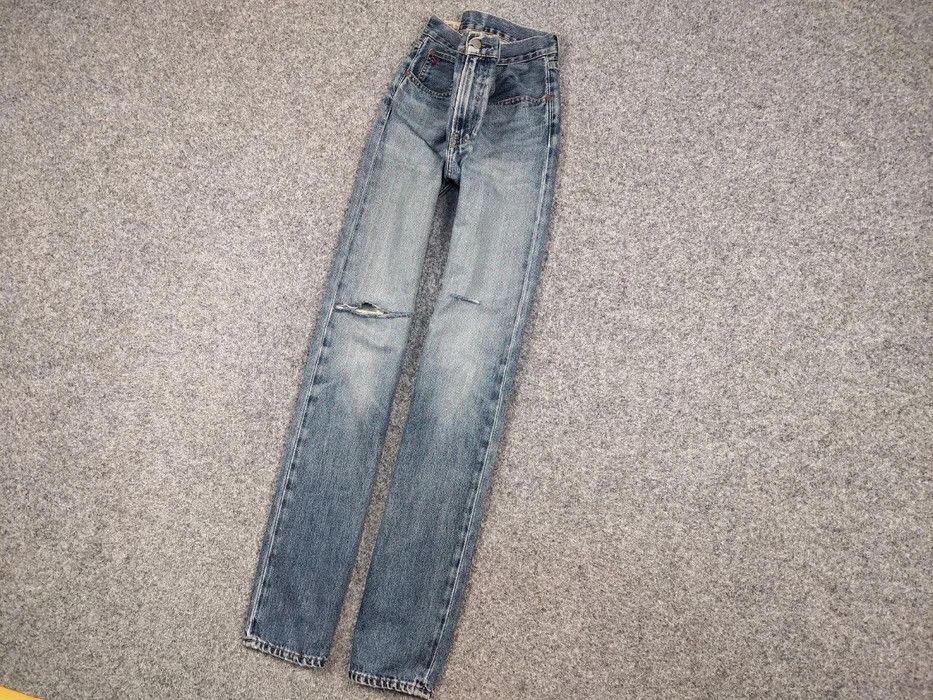 Polo Ralph Lauren Vintage 90s Polo Ralph Lauren Distressed Washed Denim Jeans Size US 32 / EU 48 - 2 Thumbnail