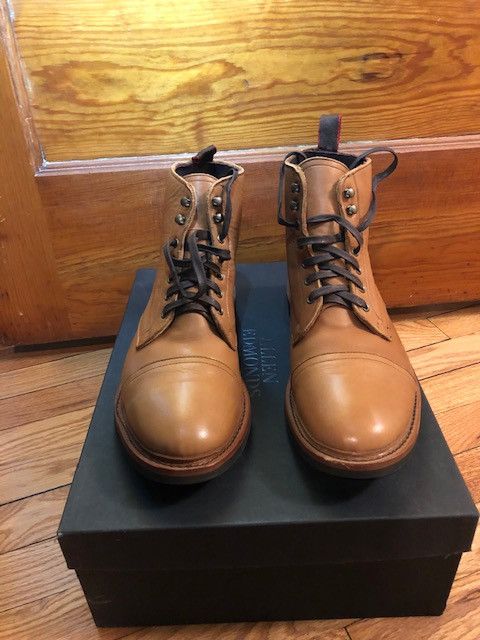 Allen edmonds surrey cap toe boot hotsell