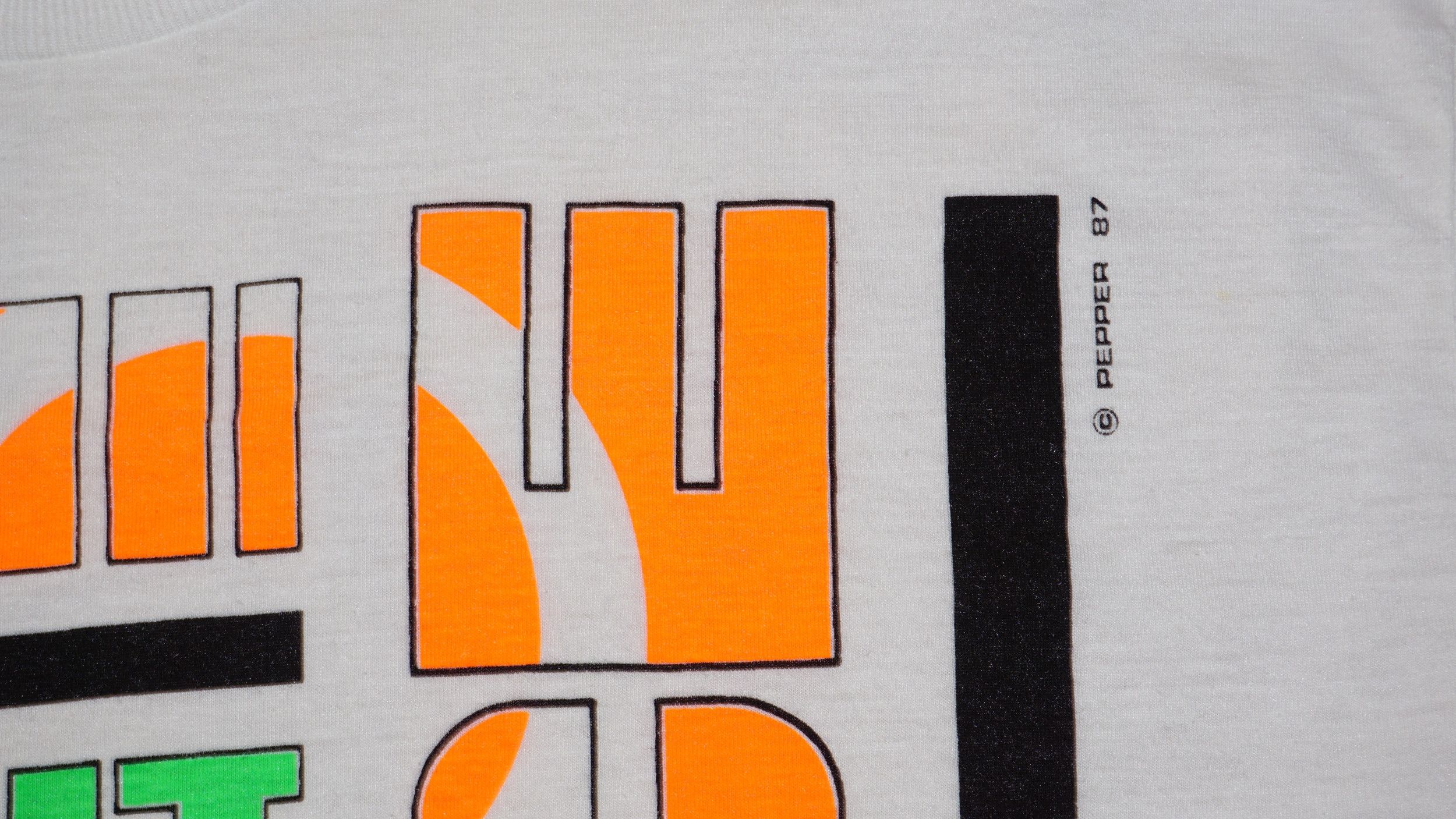 Vintage Pepper 1987 Ain't Nothing Left to do but Dance 80s tshirt Size US XXL / EU 58 / 5 - 6 Thumbnail