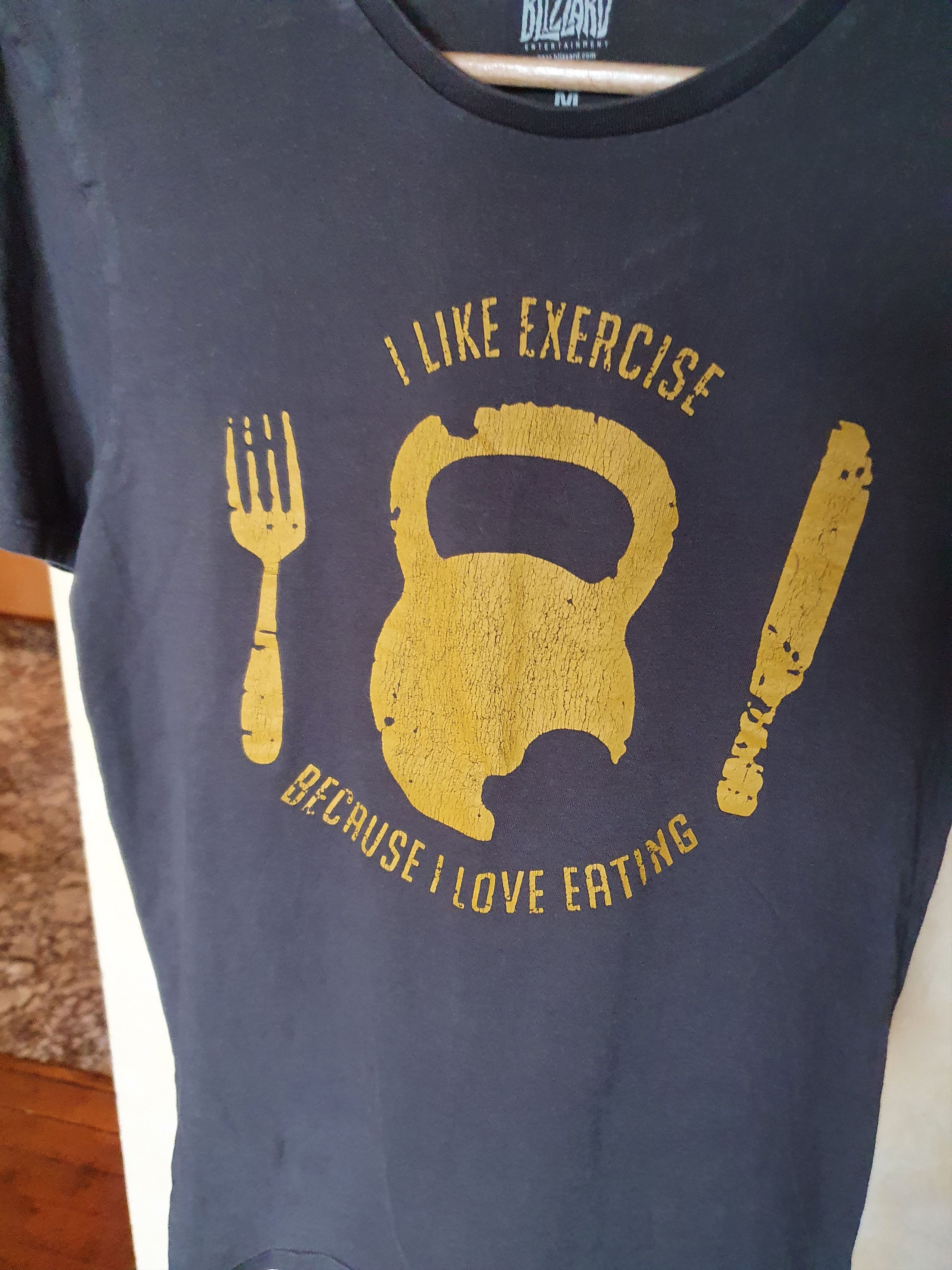 Other I Like Exercising Because I Love Eating Blizzard Overwatch,M Size US M / EU 48-50 / 2 - 4 Thumbnail