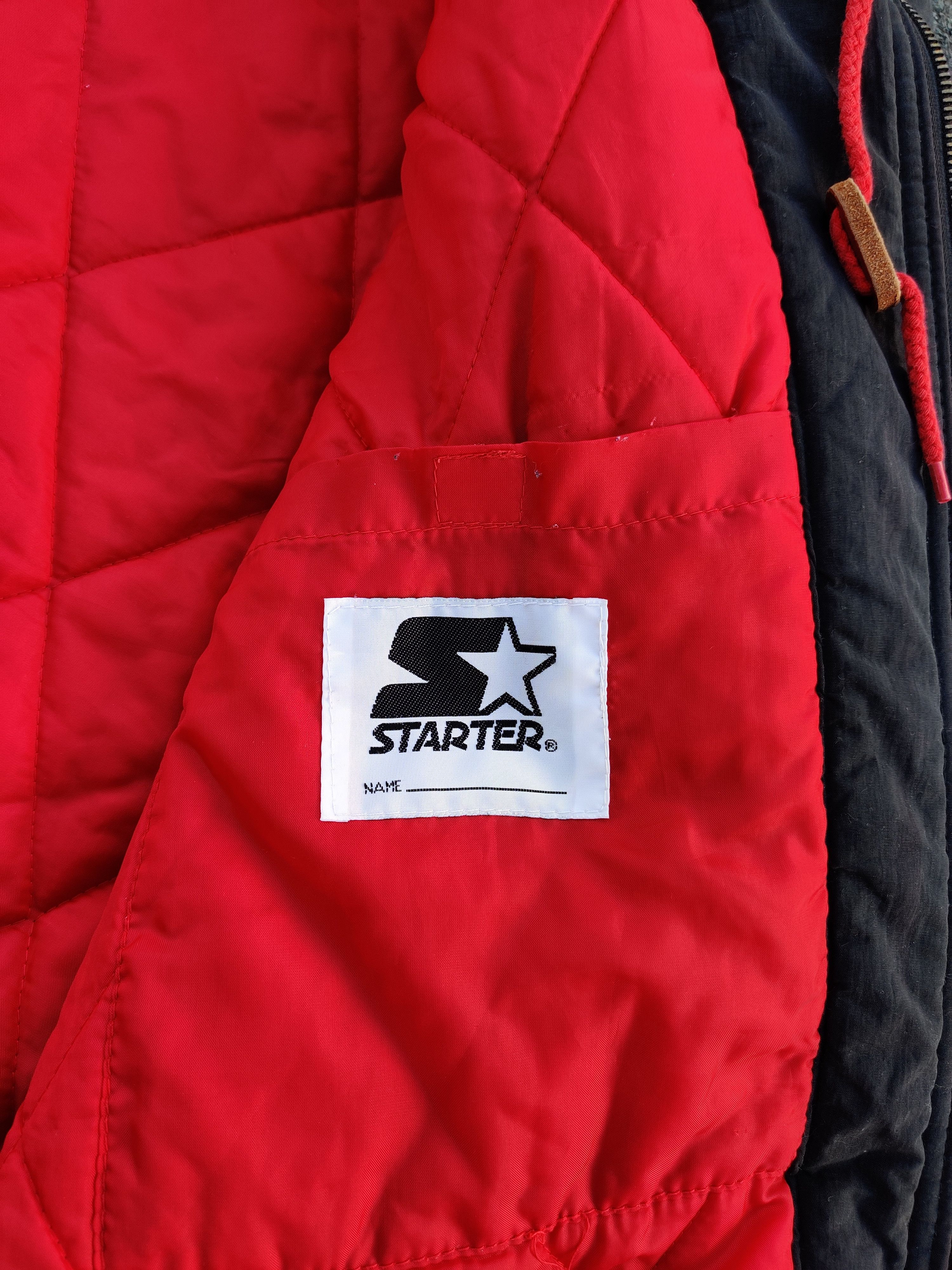 NBA × Starter × Vintage Chicago Bulls Nylon Jacket Size US L / EU 52-54 / 3 - 11 Thumbnail