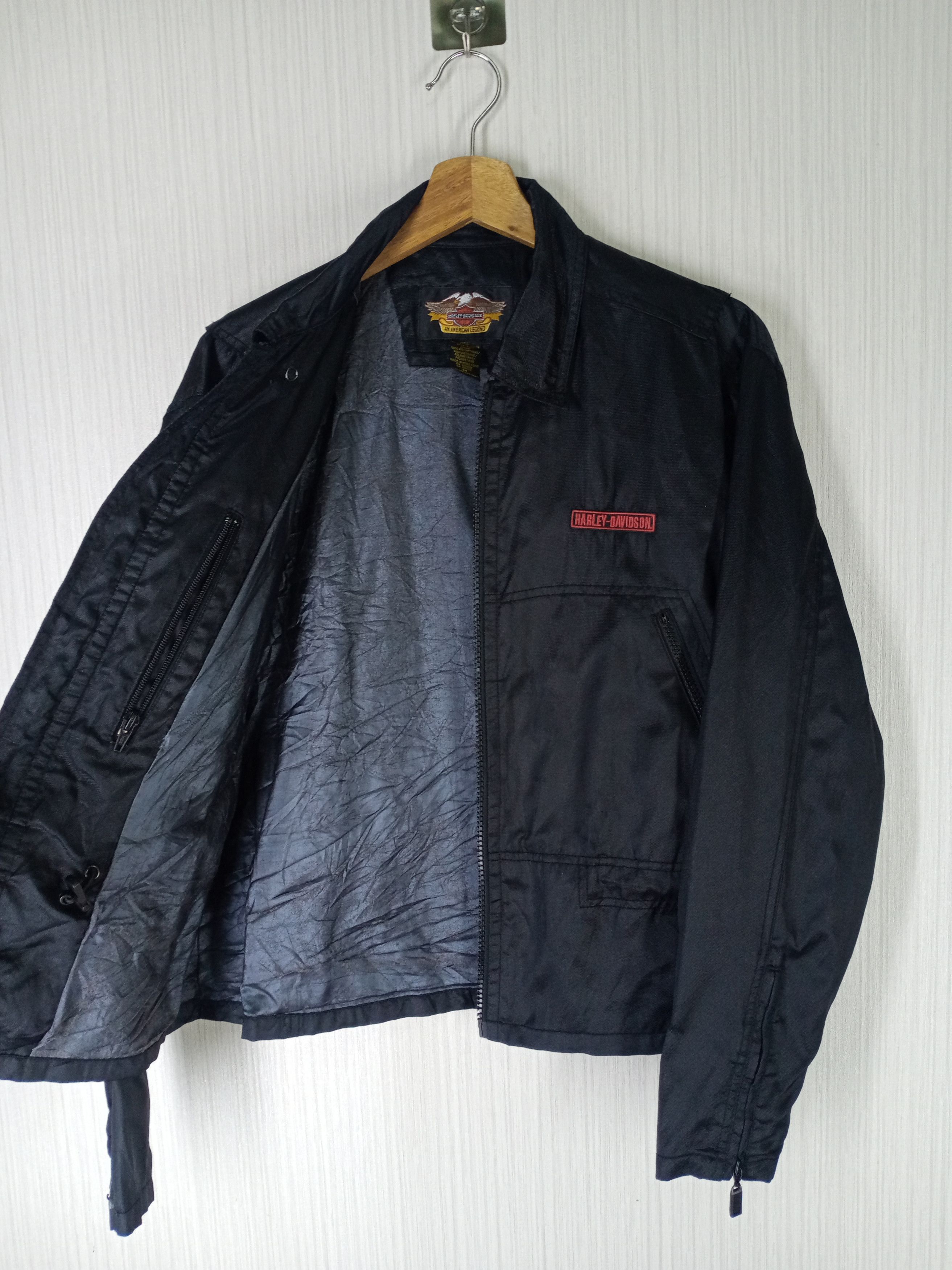 Harley Davidson Rare Vintage Harley Davidson Bikers Zipper Jacket Size US M / EU 48-50 / 2 - 3 Thumbnail