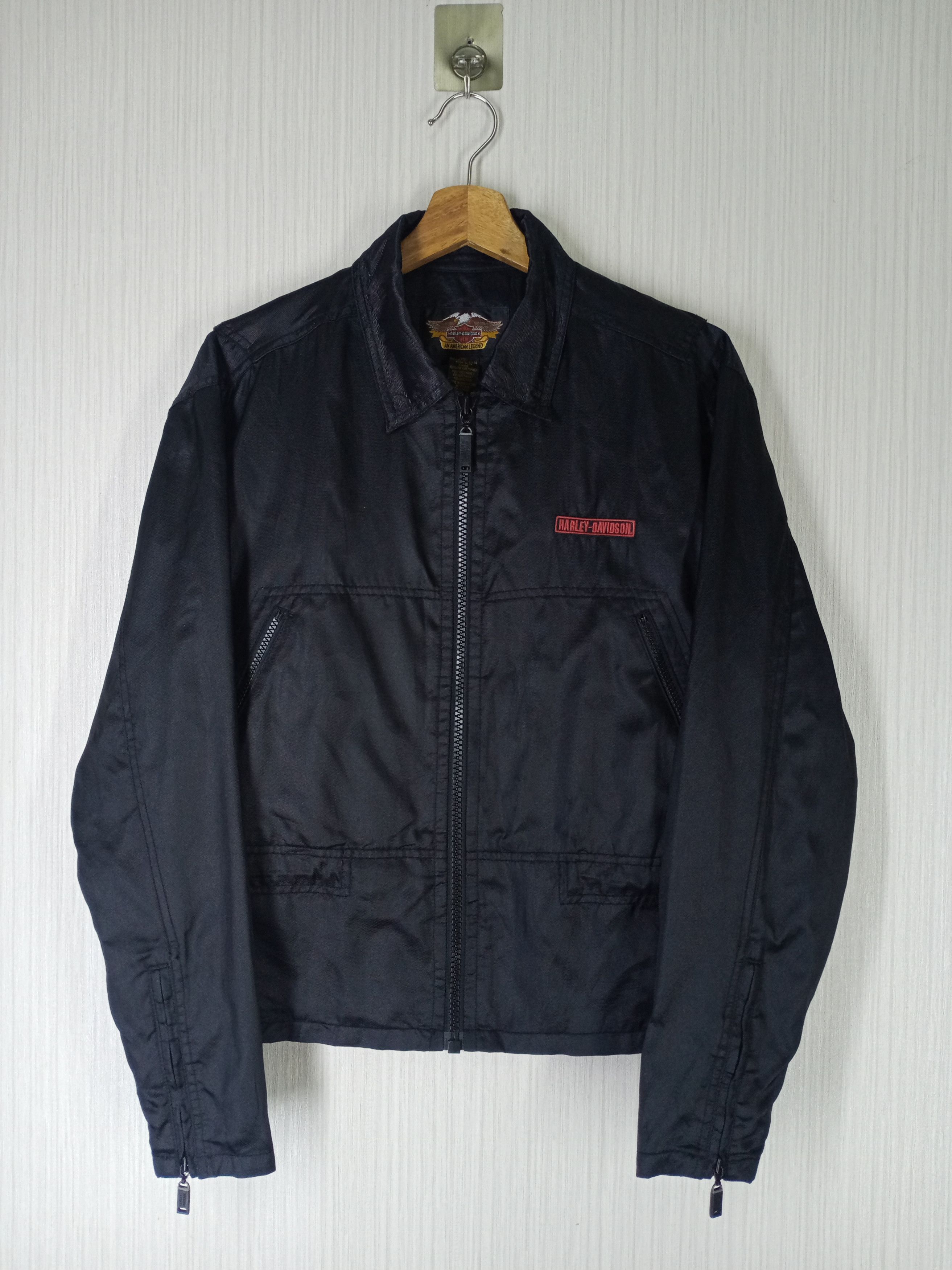 Harley Davidson Rare Vintage Harley Davidson Bikers Zipper Jacket Size US M / EU 48-50 / 2 - 1 Thumbnail