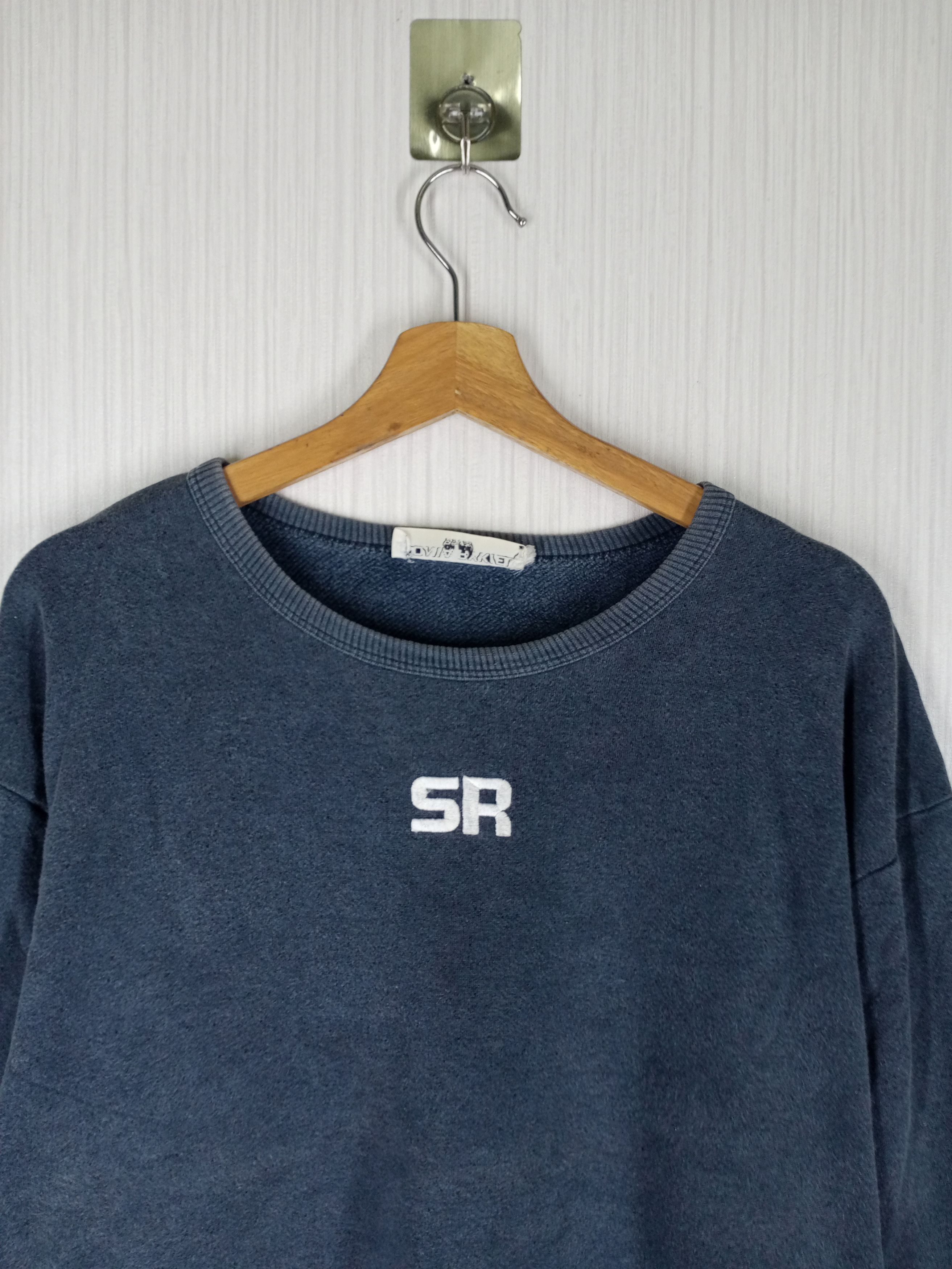 Designer × Sonia Rykiel RARE VINTAGE SONIA RYKIEL REVES CENTER LOGO SWEATSHIRT Size US L / EU 52-54 / 3 - 2 Thumbnail