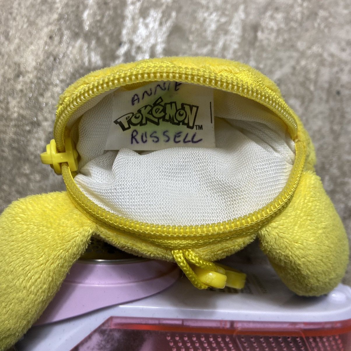 Japanese Brand CUTE PIKACHU POKEMON MINI POCKET KEY CASE BAG 1990s - № 4049 Size ONE SIZE - 5 Thumbnail