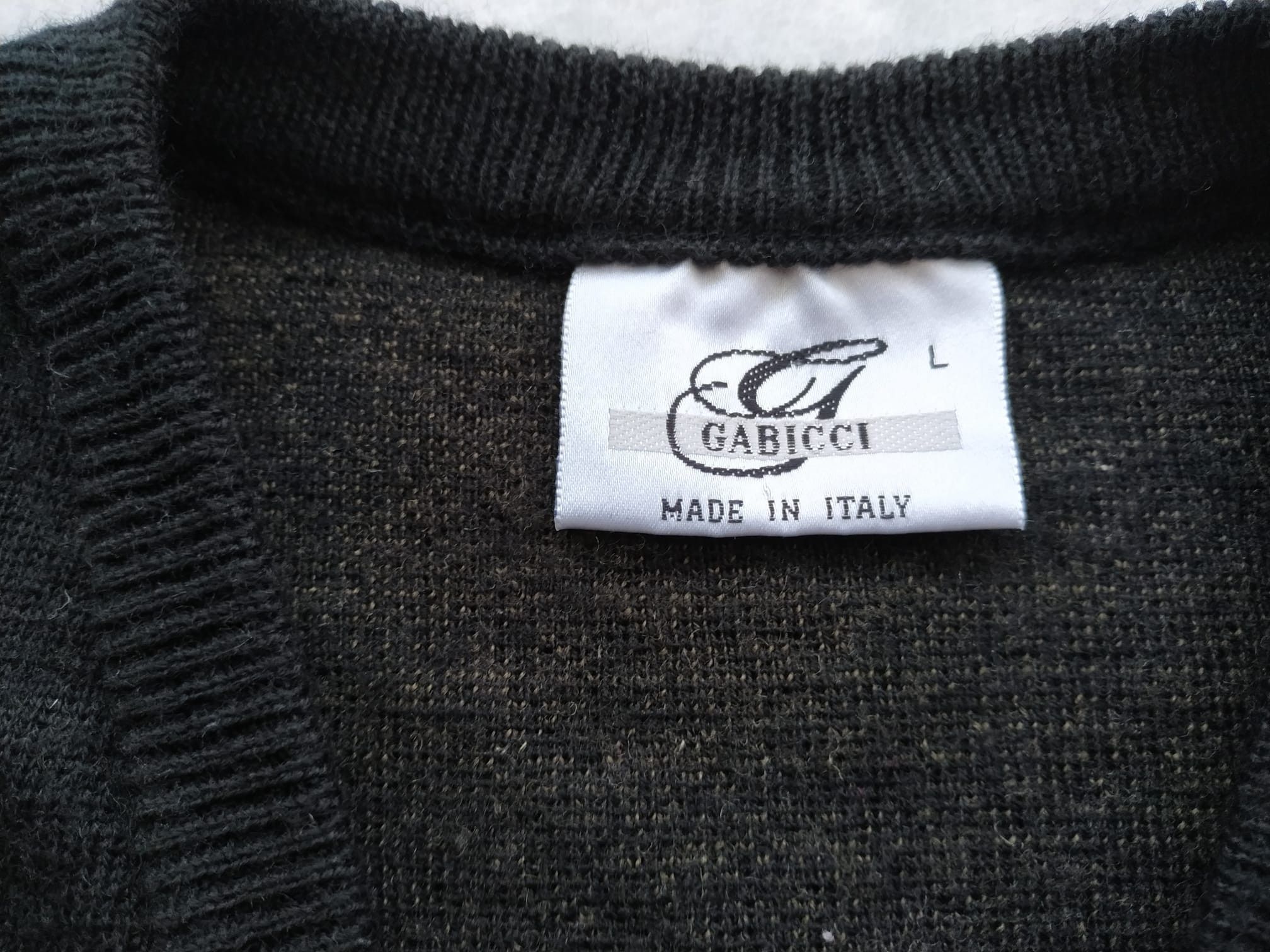 Gabicci × Vintage Vintage Sweater Gabicci made in Italy wool L size Size US L / EU 52-54 / 3 - 4 Thumbnail