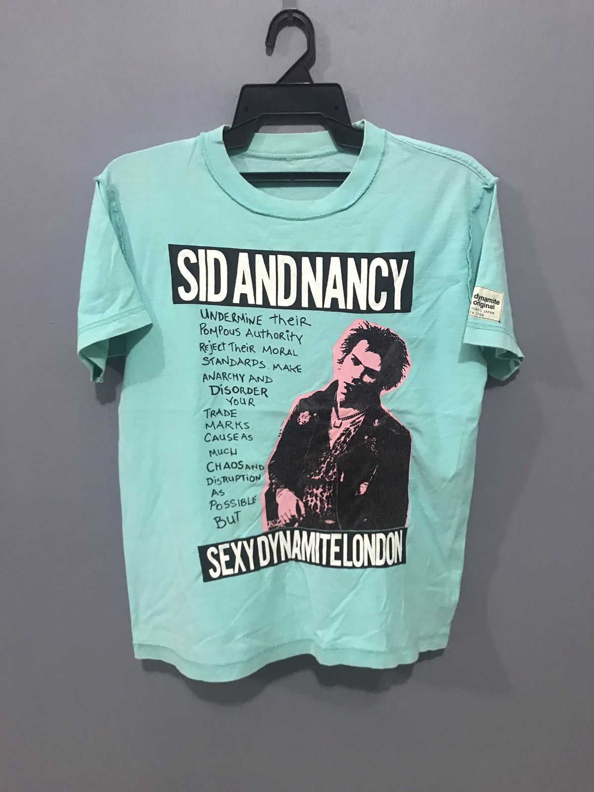Vintage Sexy Dynamite London Sid And Nancy Punk Rock Legend Short Sleeve T  Shirts