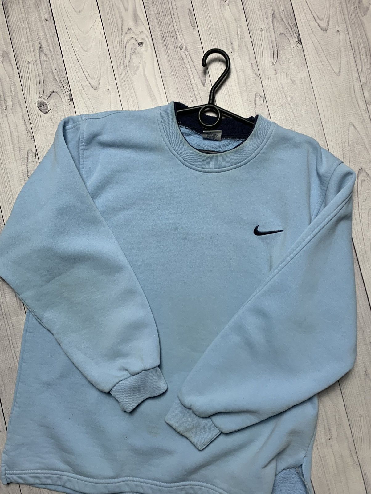 Nike × Vintage Vintage sweatshirt Nike blue size M Size US M / EU 48-50 / 2 - 8 Thumbnail