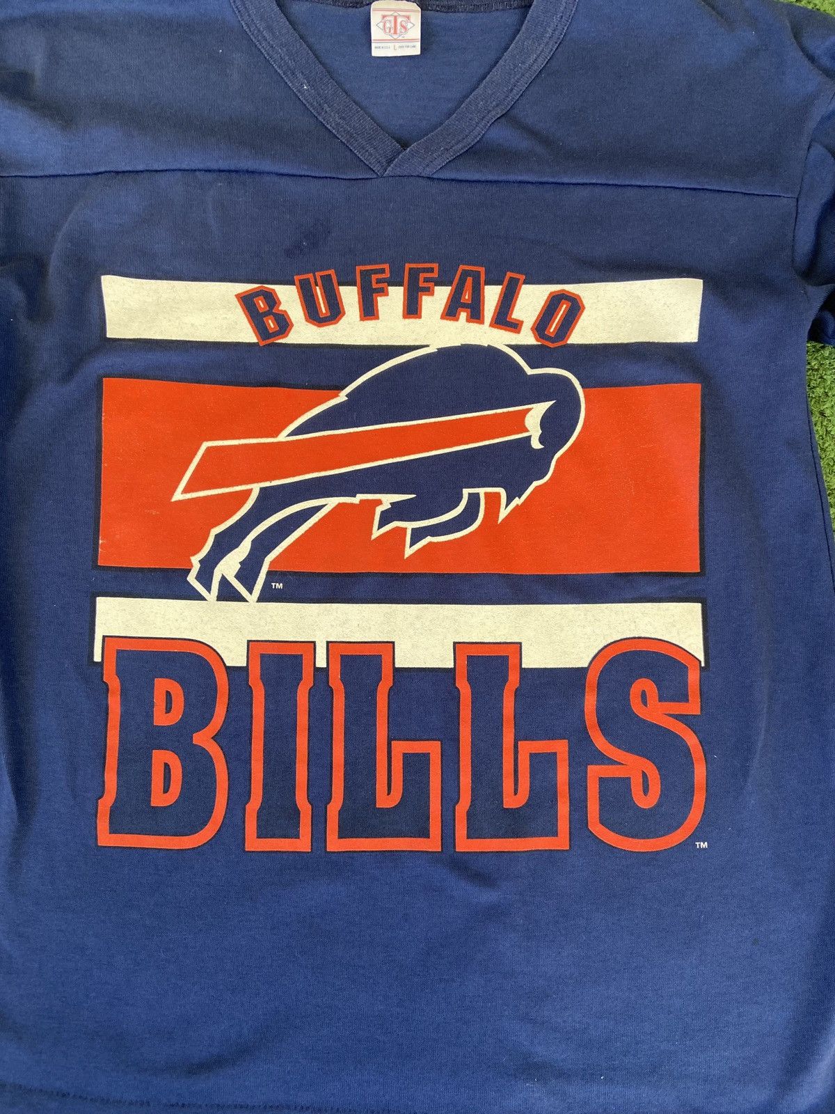 Vintage 80s Buffalo Bills Jersey hotsell T-Shirt