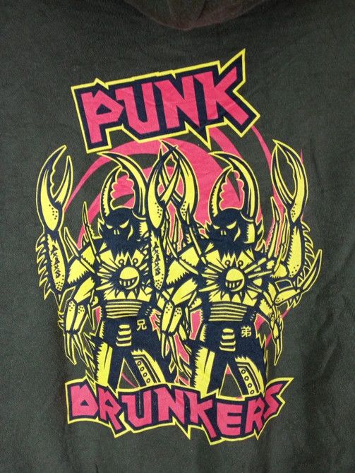 Band Tees Rare PUNK DRUNKERS Hoodie Japanese Band Rock Size US M / EU 48-50 / 2 - 1 Thumbnail