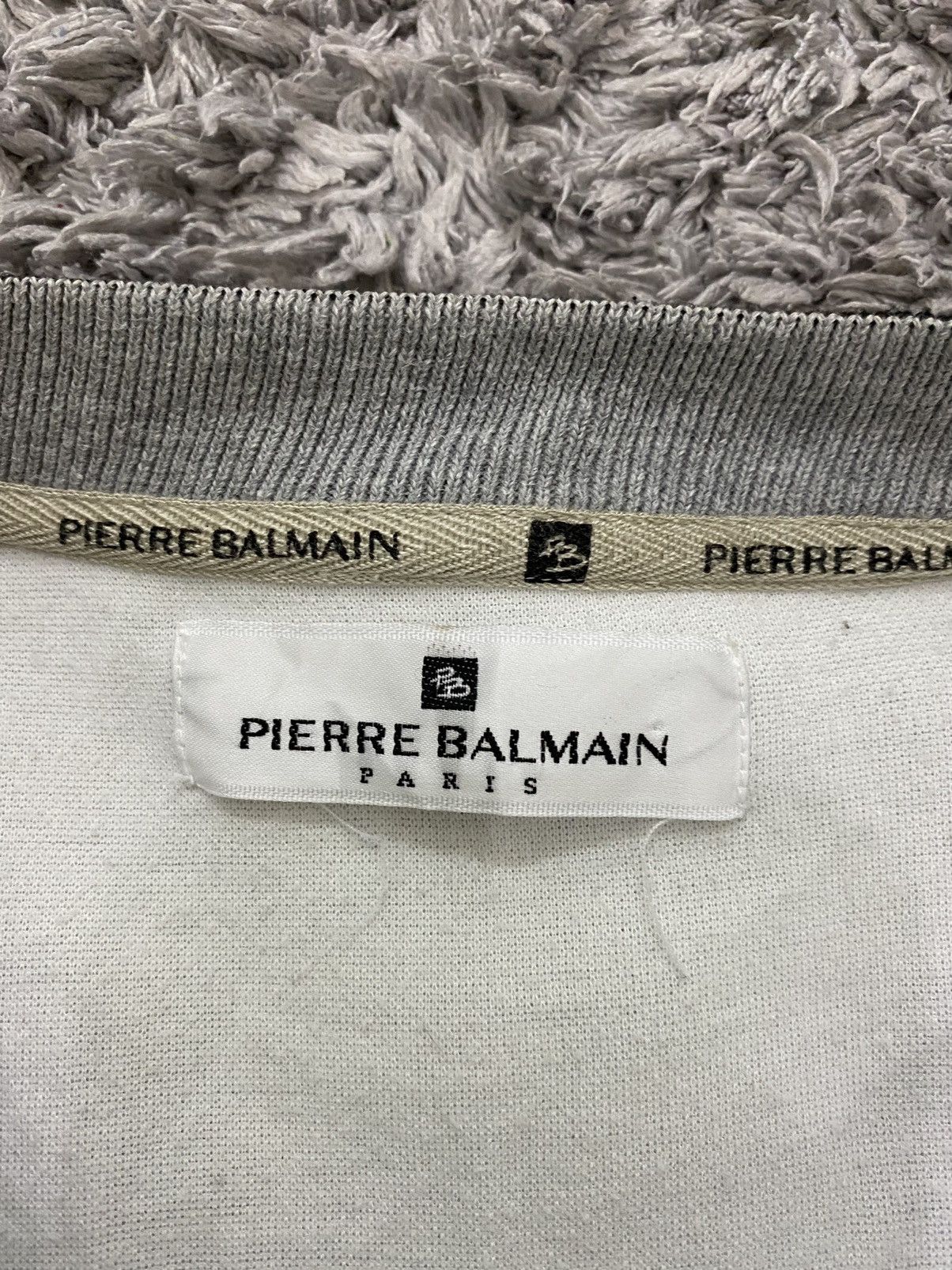 Pierre Balmain Pierre Balmain Paris Spellout Sweatshirt Size US L / EU 52-54 / 3 - 7 Thumbnail